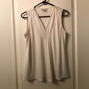 Dana Buchman White V-Neck Shell Top (Updated Listing)